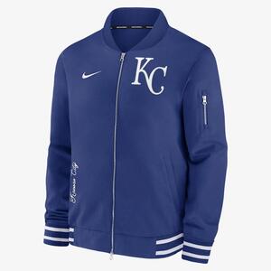 Kansas City Royals Authentic Collection Men&#039;s Nike MLB Full-Zip Bomber Jacket 015D03AVROY-132