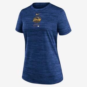 Seattle Mariners Authentic Collection City Connect Practice Velocity Women&#039;s Nike Dri-FIT MLB T-Shirt 02LQ4EWMVR-41G