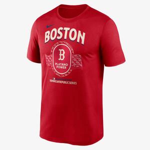 Boston Red Sox 2024 MLB World Tour Dominican Republic Series Legend Men&#039;s Nike Dri-FIT MLB T-Shirt NKGK62QMLI-732
