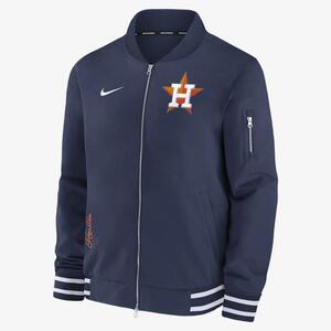 Houston Astros Authentic Collection Men&#039;s Nike MLB Full-Zip Bomber Jacket 015D11ABHUS-132