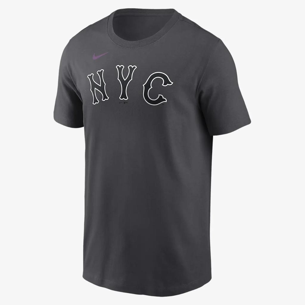 Francisco Lindor New York Mets City Connect Fuse Men&#039;s Nike MLB T-Shirt N19906FNM9-00B