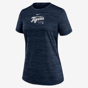 Detroit Tigers Authentic Collection Practice Velocity Women&#039;s Nike Dri-FIT MLB T-Shirt 02LQ4FADG-J37