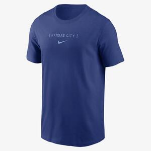 Kansas City Royals Large Logo Back Stack Men&#039;s Nike MLB T-Shirt N1994EWROYLVQ-4EW