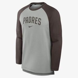 San Diego Padres Authentic Collection Game Time Men&#039;s Nike Breathe MLB Long-Sleeve T-Shirt 013F03A5PYP-P3U