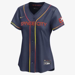 Houston Astros City Connect Women&#039;s Nike Dri-FIT ADV MLB Limited Jersey T7LWHUC1HUS-L23