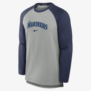 Seattle Mariners Authentic Collection Game Time Men&#039;s Nike Breathe MLB Long-Sleeve T-Shirt 013F019NMVR-P3U