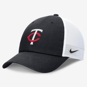Minnesota Twins Evergreen Club Men&#039;s Nike MLB Trucker Adjustable Hat NB03194NTIS-BEE