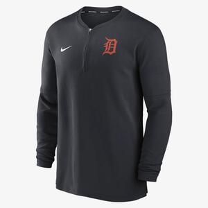 Detroit Tigers Authentic Collection Game Time Men&#039;s Nike Dri-FIT MLB 1/2-Zip Long-Sleeve Top 014G4FADG-G5B