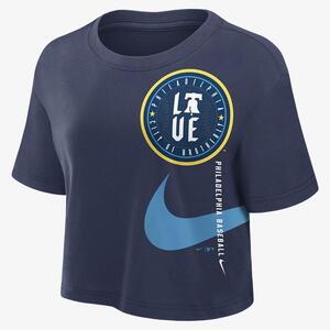 Philadelphia Phillies City Connect Women&#039;s Nike Dri-FIT MLB Cropped T-Shirt 01D444BPP-YJV
