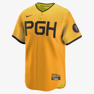 Bryan Reynolds Pittsburgh Pirates City Connect Men&#039;s Nike Dri-FIT ADV MLB Limited Jersey T7LM01O1PT9-67T