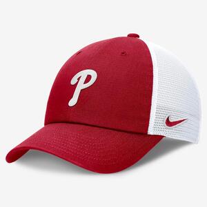 Philadelphia Phillies Evergreen Club Men&#039;s Nike MLB Trucker Adjustable Hat NB0319MRPP-BEE