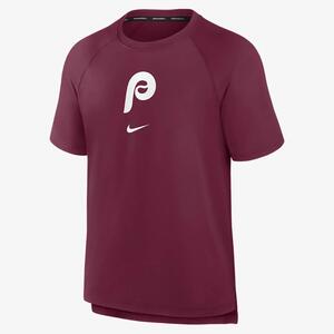 Philadelphia Phillies Authentic Collection Pregame Men&#039;s Nike Dri-FIT MLB T-Shirt 013B69XPP-3R3