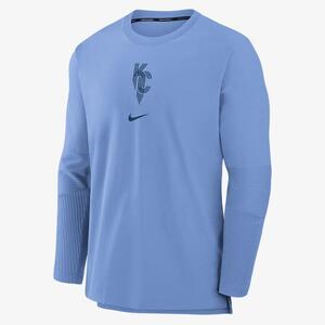 Kansas City Royals Authentic Collection City Connect Player Men&#039;s Nike Dri-FIT MLB Pullover Jacket 015C11T1ROY-FFM