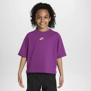 Nike Sportswear Big Kids&#039; (Girls&#039;) Short-Sleeve Top FN8589-503