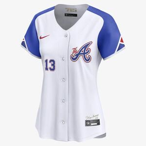 Ronald Acuña Jr. Atlanta Braves City Connect Women&#039;s Nike Dri-FIT ADV MLB Limited Jersey T7LW01O2AW9-00F