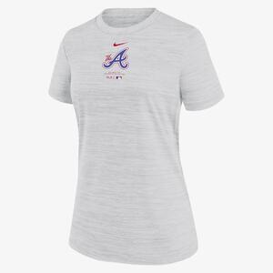 Atlanta Braves Authentic Collection City Connect Practice Velocity Women&#039;s Nike Dri-FIT MLB T-Shirt 02LQ10AAW-41G