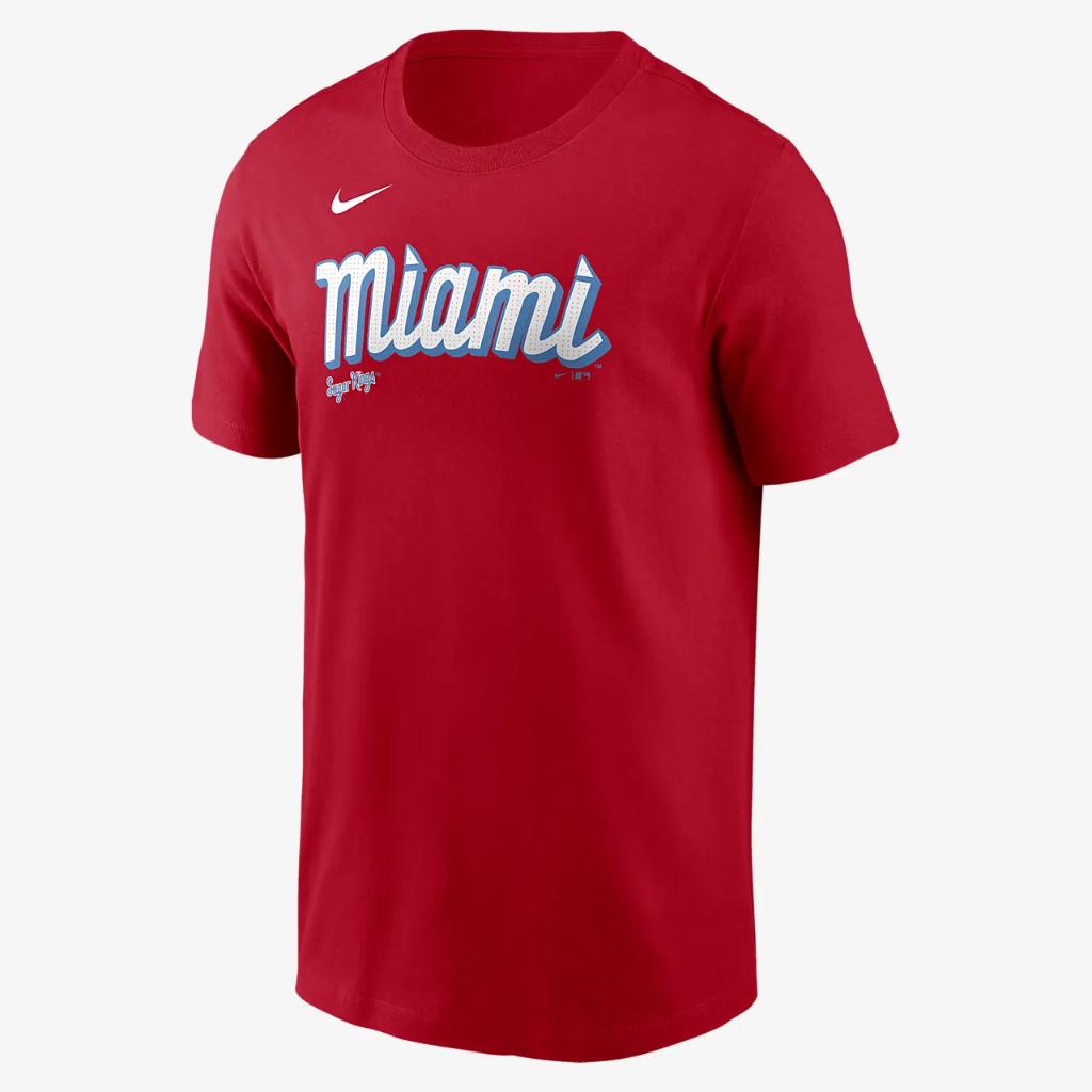 Jazz Chisholm Jr. Miami Marlins City Connect Fuse Men&#039;s Nike MLB T-Shirt N19965NMQ9-BJ0