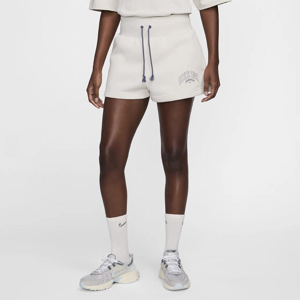 Nike Sportswear Phoenix Fleece Women&#039;s High-Waisted Shorts HJ6525-072
