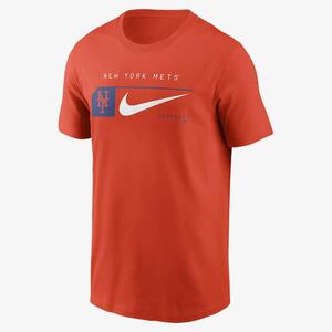 New York Mets Team Swoosh Lockup Men&#039;s Nike MLB T-Shirt N19989LNME-YK1