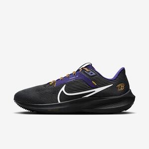 Nike Pegasus 40 (NFL Baltimore Ravens) Men&#039;s Road Running Shoes DZ5946-001