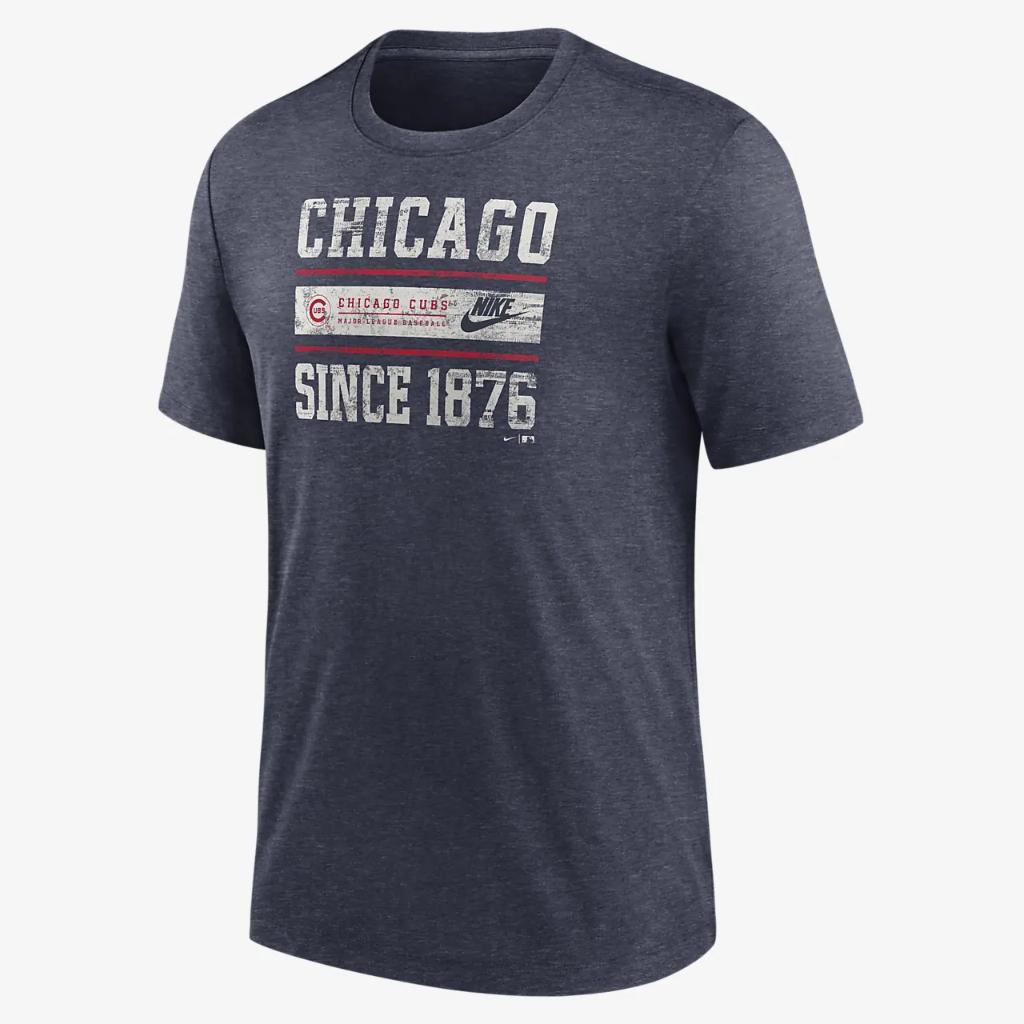 Chicago Cubs Cooperstown Local Stack Men&#039;s Nike MLB T-Shirt NJFDEX52C15-QAT