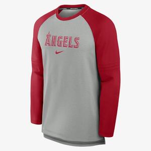 Los Angeles Angels Authentic Collection Game Time Men&#039;s Nike Breathe MLB Long-Sleeve T-Shirt 013F080NANG-P3U