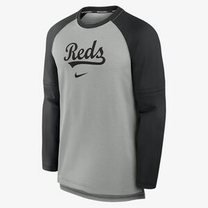 Cincinnati Reds Authentic Collection Game Time Men&#039;s Nike Breathe MLB Long-Sleeve T-Shirt 013F086NRED-P3U