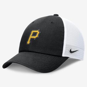 Pittsburgh Pirates Evergreen Club Men&#039;s Nike MLB Trucker Adjustable Hat NB03093NPTB-BEE