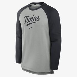 Minnesota Twins Authentic Collection Game Time Men&#039;s Nike Breathe MLB Long-Sleeve T-Shirt 013F11TQTIS-P3U