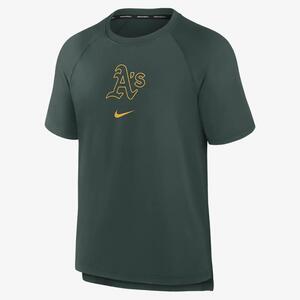 Oakland Athletics Authentic Collection Pregame Men&#039;s Nike Dri-FIT MLB T-Shirt 013B3EYFZ-WYF