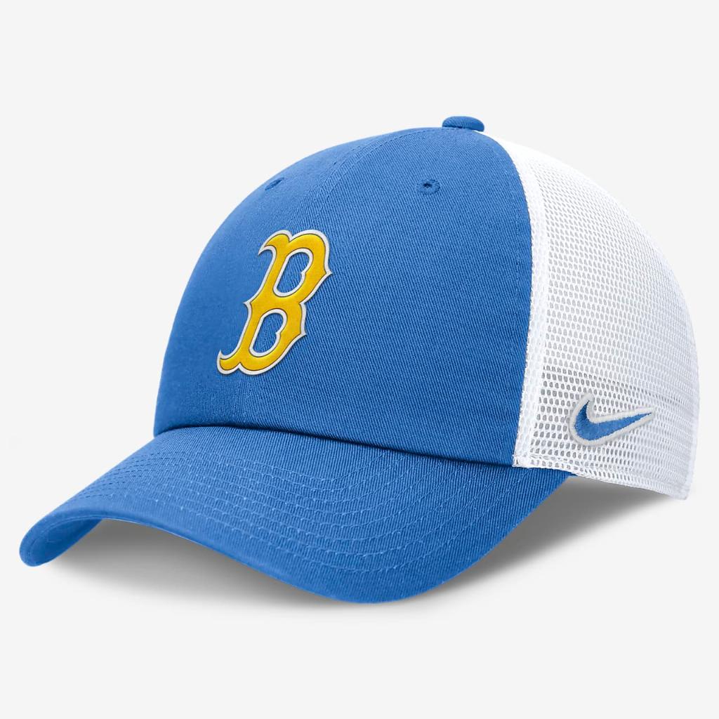 Boston Red Sox City Connect Club Men&#039;s Nike MLB Trucker Adjustable Hat NB0300WABQ-4H2