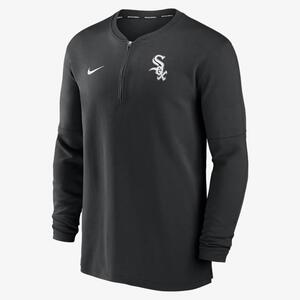 Chicago White Sox Authentic Collection Game Time Men&#039;s Nike Dri-FIT MLB 1/2-Zip Long-Sleeve Top 014G00ARX-G5B