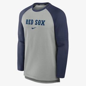 Boston Red Sox Authentic Collection Game Time Men&#039;s Nike Breathe MLB Long-Sleeve T-Shirt 013F019NBQ-P3U