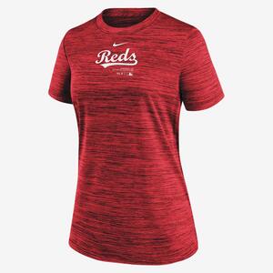 Cincinnati Reds Authentic Collection Practice Velocity Women&#039;s Nike Dri-FIT MLB T-Shirt 02LQ62QRED-J37