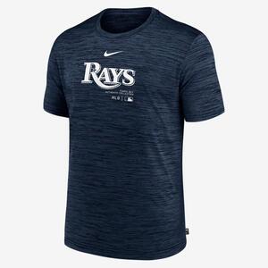 Tampa Bay Rays Authentic Collection Practice Velocity Men&#039;s Nike Dri-FIT MLB T-Shirt NKM544BRAY-J37
