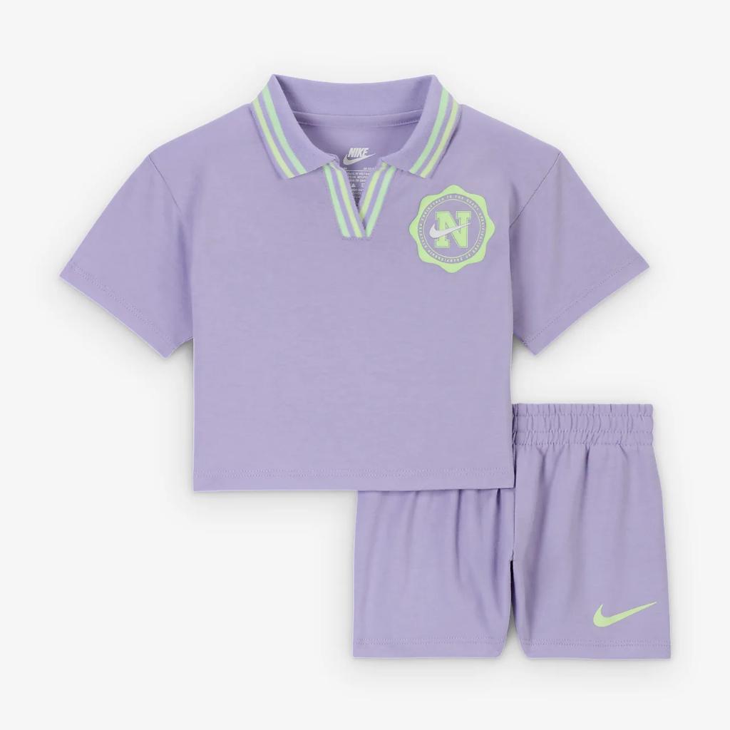 Nike Prep in Your Step Baby (12-24M) Shorts Set 16M010-P63