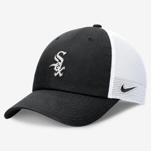 Chicago White Sox Evergreen Club Men&#039;s Nike MLB Trucker Adjustable Hat NB03093NRX-BEE