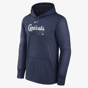 St. Louis Cardinals Authentic Collection Practice Men&#039;s Nike Therma MLB Pullover Hoodie NAC3160NSCN-J37