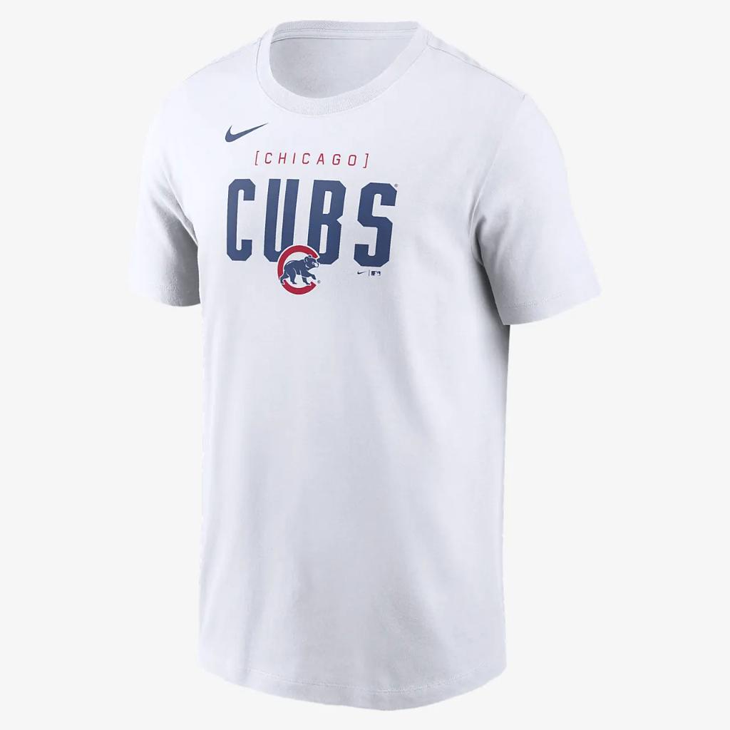Chicago Cubs Home Team Bracket Men&#039;s Nike MLB T-Shirt N19910AEJM0P-10A