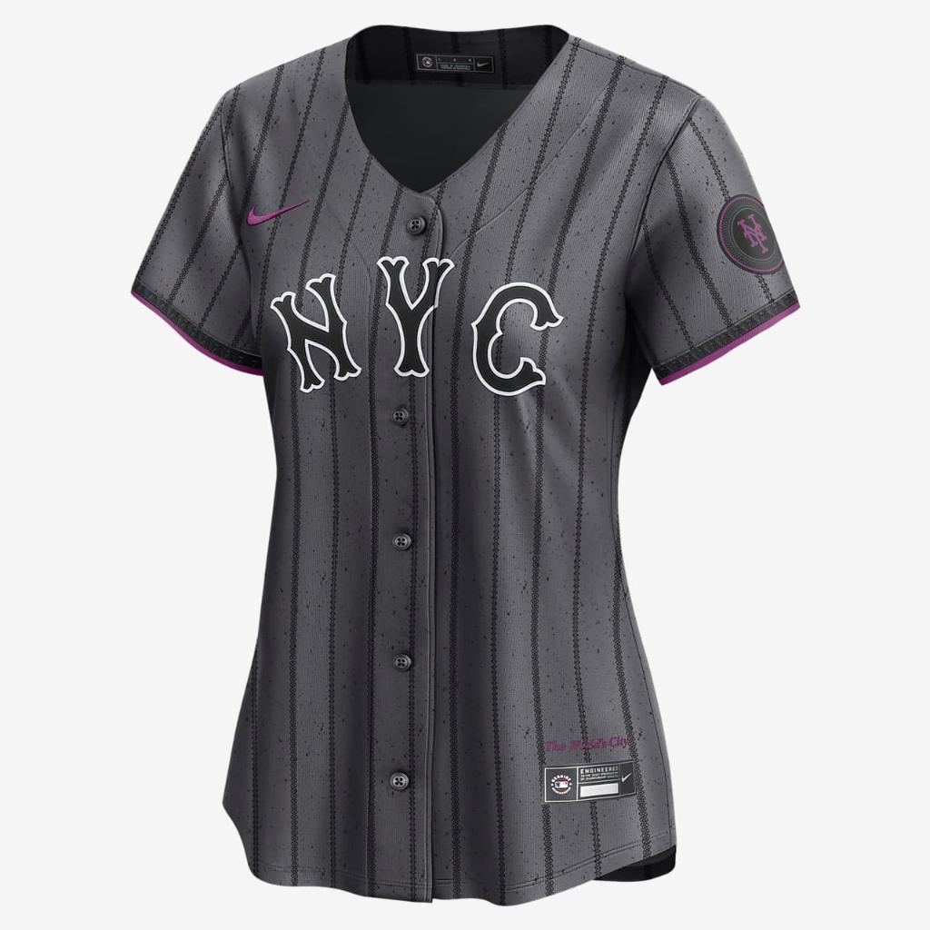 Francisco Lindor New York Mets City Connect Women&#039;s Nike Dri-FIT ADV MLB Limited Jersey T7LW07YJNM9-00R