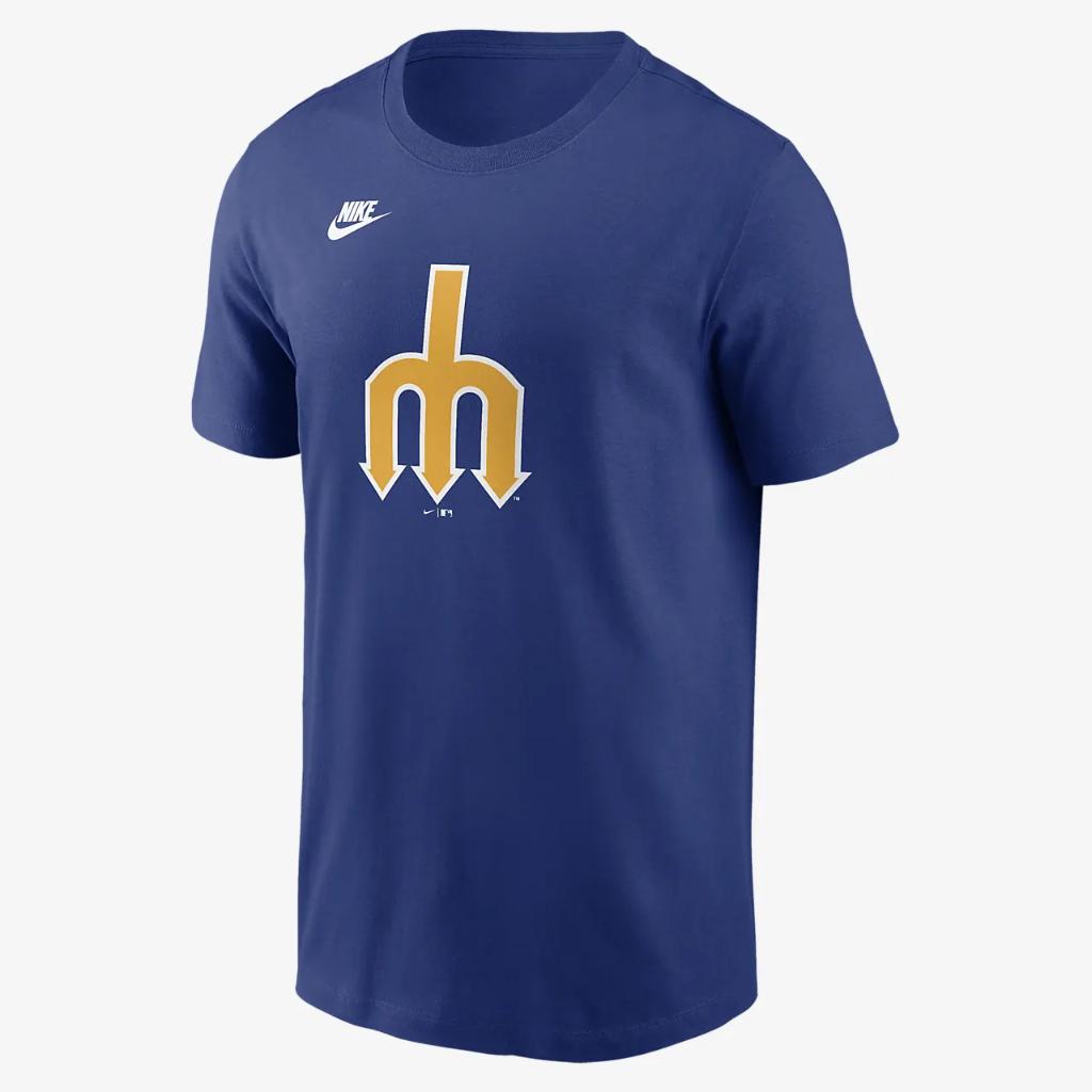 Seattle Mariners Cooperstown Logo Men&#039;s Nike MLB T-Shirt N1994EWS77-UTY
