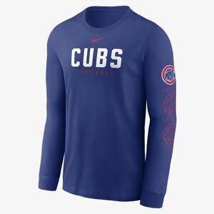 Chicago Cubs Repeater Men&#039;s Nike MLB Long-Sleeve T-Shirt NKAC4EWEJ-L0A