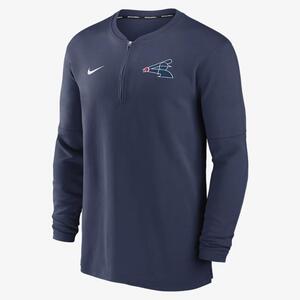 Chicago White Sox Authentic Collection Game Time Men&#039;s Nike Dri-FIT MLB 1/2-Zip Long-Sleeve Top 014G44BRX-2TK