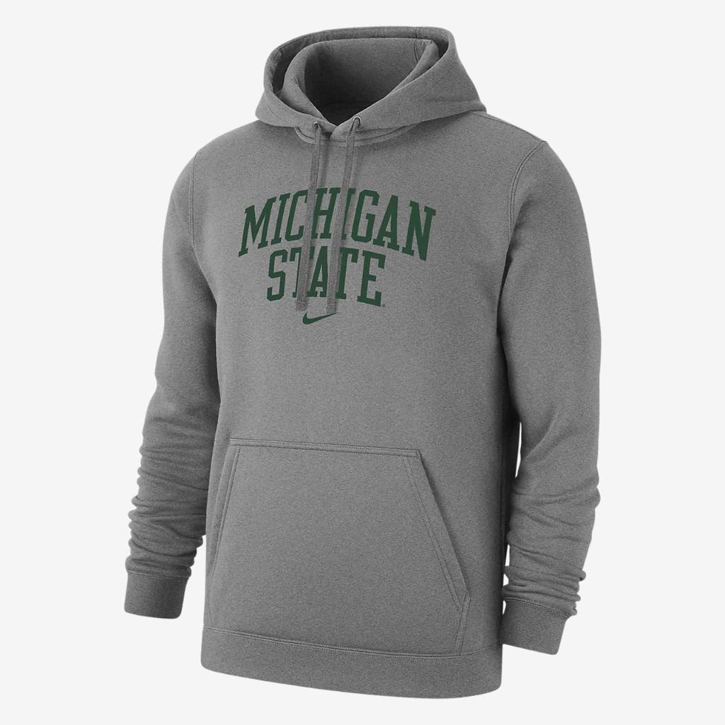 Michigan State Club Fleece Men&#039;s Nike College Pullover Hoodie M317770527-MSU