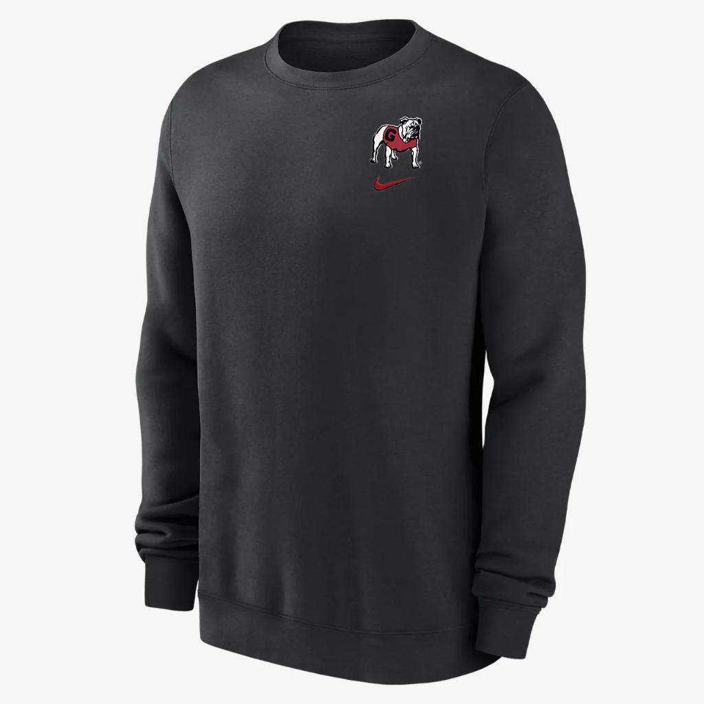 Georgia Club Fleece Men&#039;s Nike College Sweatshirt M337781291-GEO
