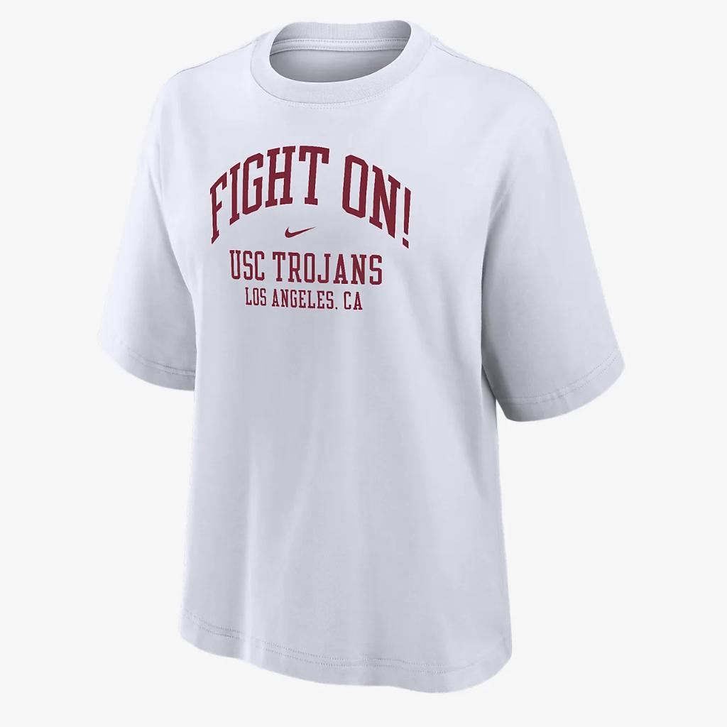 USC Women&#039;s Nike College Boxy T-Shirt W111220530-USC