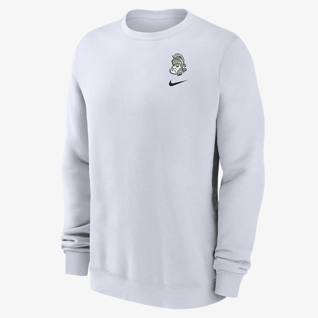 Michigan State Club Fleece Men&#039;s Nike College Sweatshirt M337781291-MSU