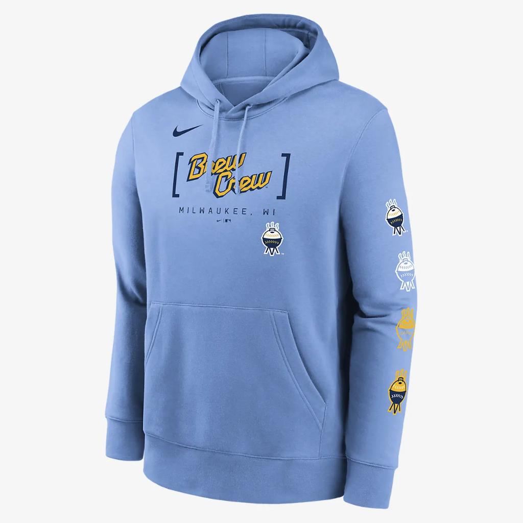 Milwaukee Brewers City Connect Club Men’s Nike MLB Pullover Hoodie NKDK4EYMZB-GUT