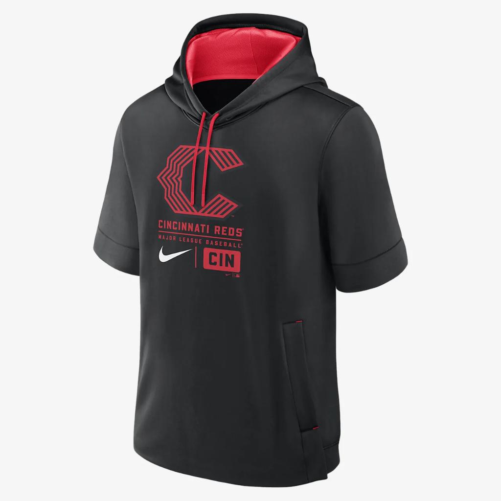 Cincinnati Reds City Connect Men&#039;s Nike MLB Short-Sleeve Pullover Hoodie 01SO01GQRED-TQ7