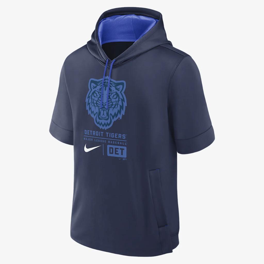 Detroit Tigers City Connect Men&#039;s Nike MLB Short-Sleeve Pullover Hoodie 01SO08X7DG-TQ7